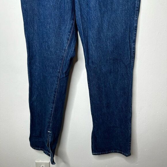 Lisa Says Gah! 100% Cotton Button Fly Cropped Straight Leg Jeans Size 6 - Picture 2 of 13